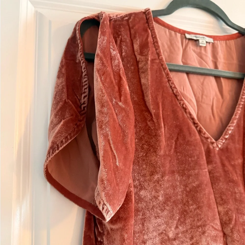 Madewell plush velvet